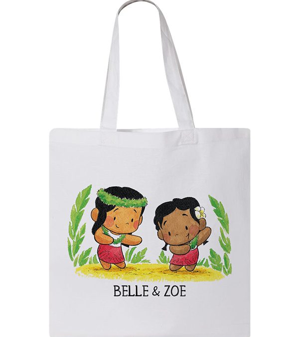 Belle & Zoe Hula Tote Bag